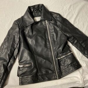Girls leather jacket